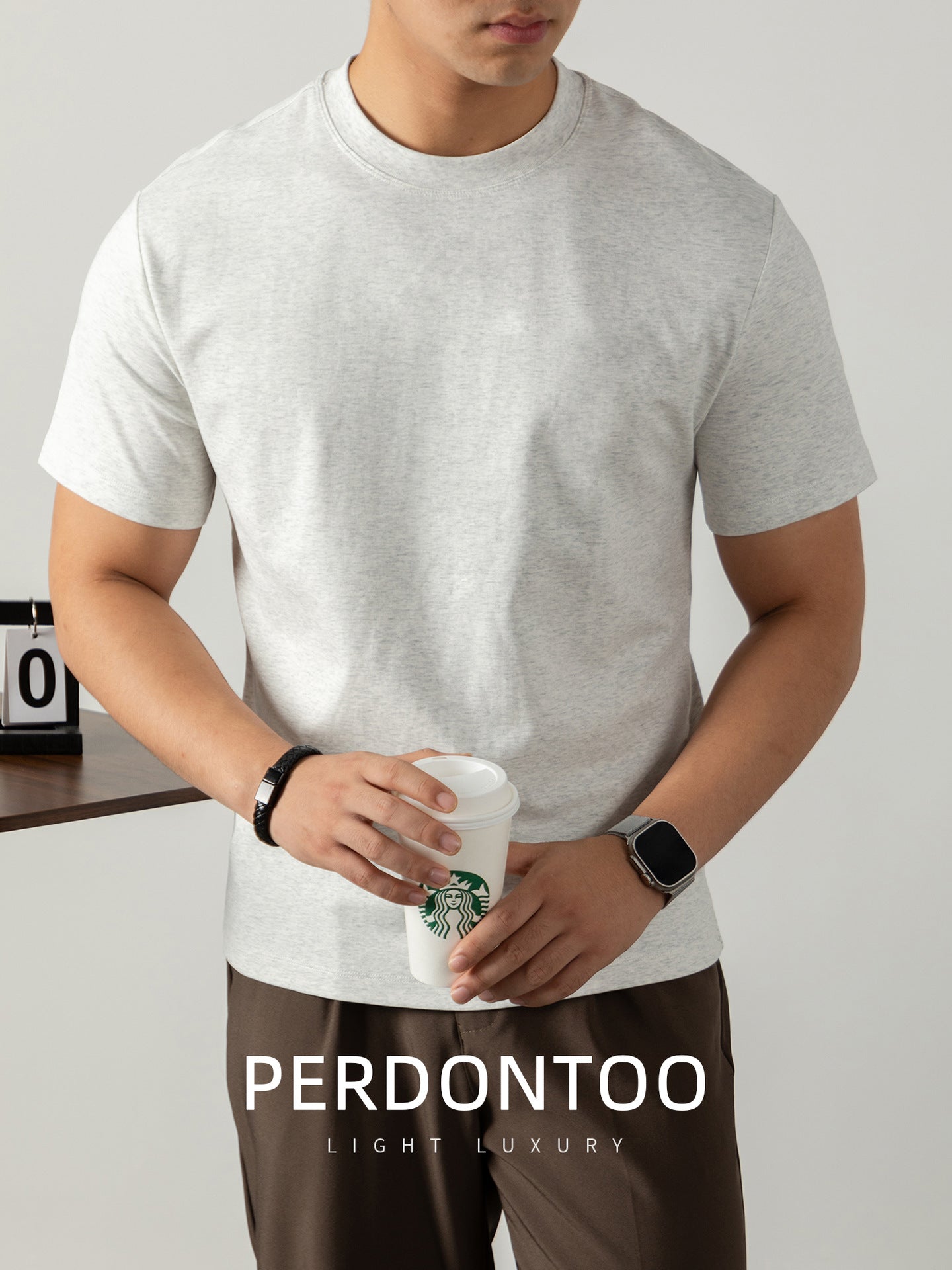 Mens Breathable Cotton Short Sleeve T-Shirt