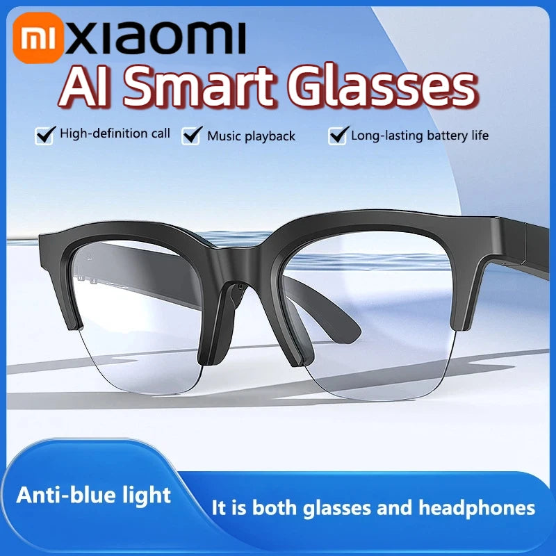 Xiaomi AI Smart Glasses 8K HD Photochromic Multifunction Translate Camera Glasse Bluetooth Calling Voice Assistant Music Player