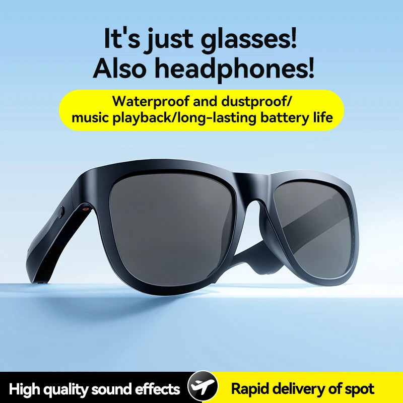 Multifunctional AI Bluetooth Smart Glasses Anti Blue Light Translation Call Music Open Smart Glasses For Men Women
