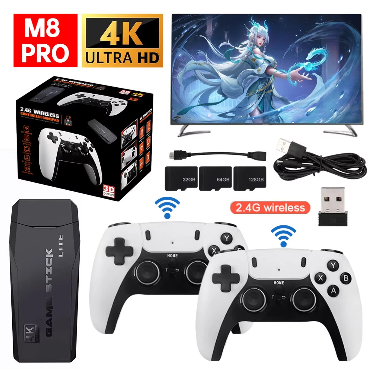 M8/M8 PRO Video Game Console  