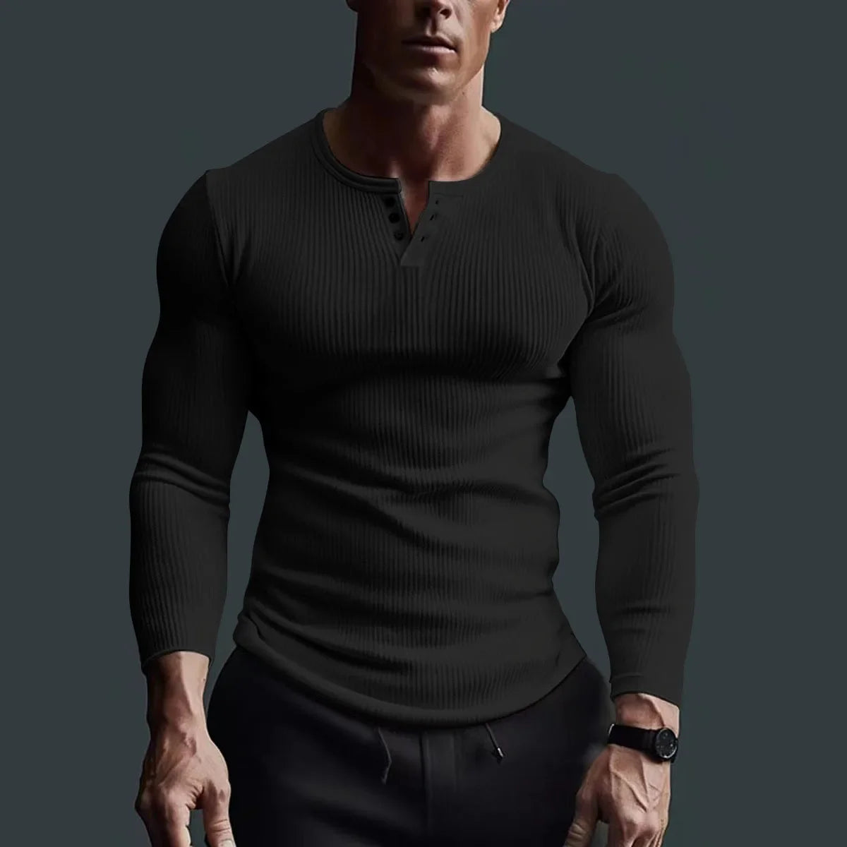 V Neck   Button Splice Sheath Tees