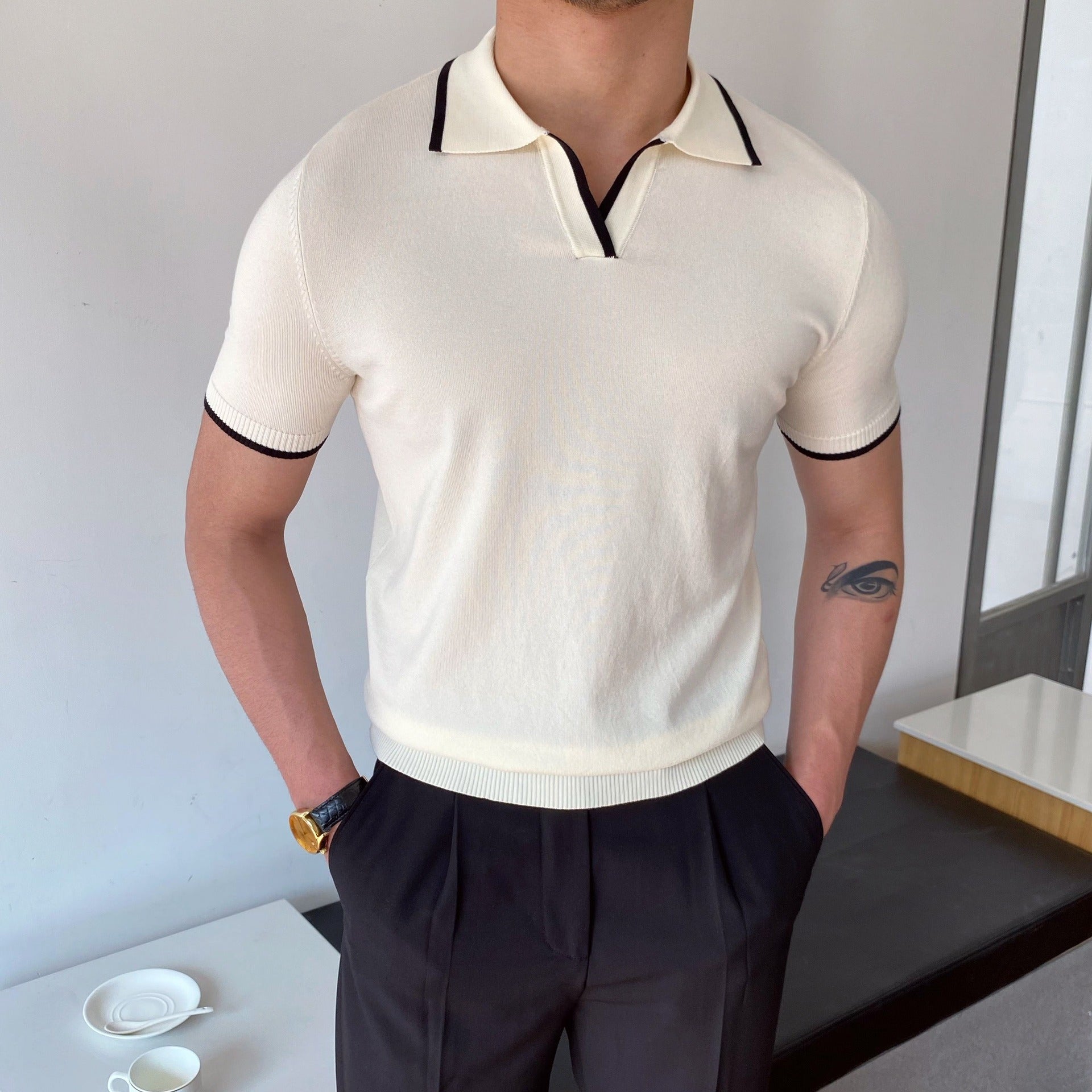 Mens Slim Fit Polo Shirt