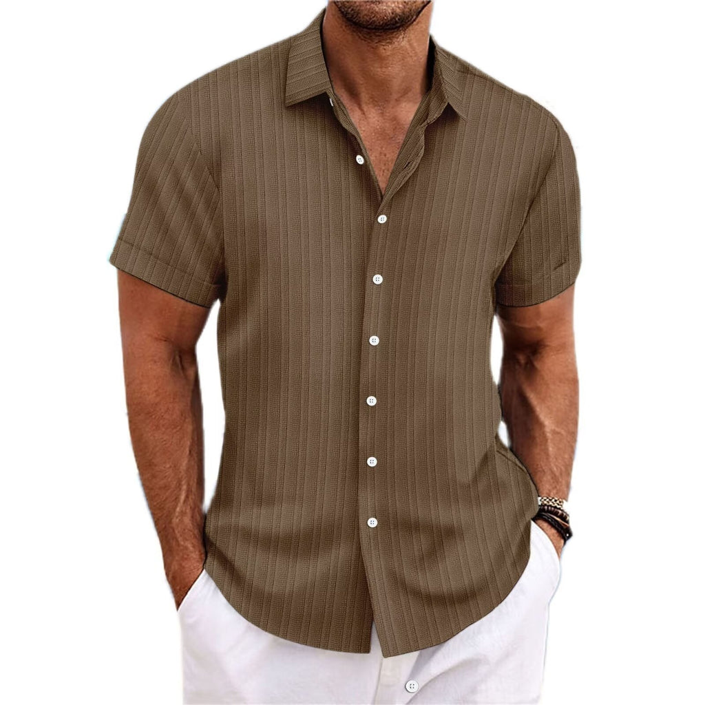 The Striped Color Matching Shirt