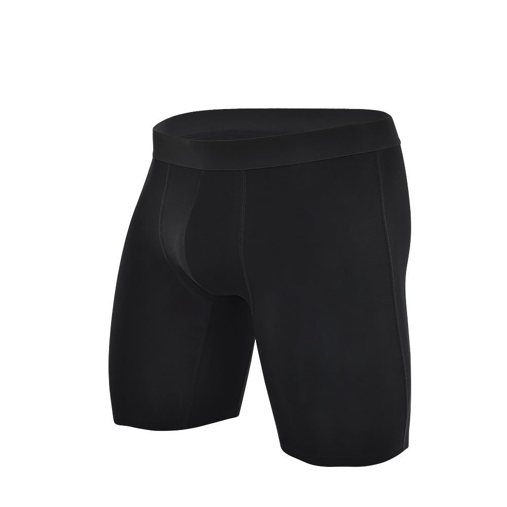 Extended solid color sports underwear