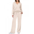 Long-sleeve drawstring pants