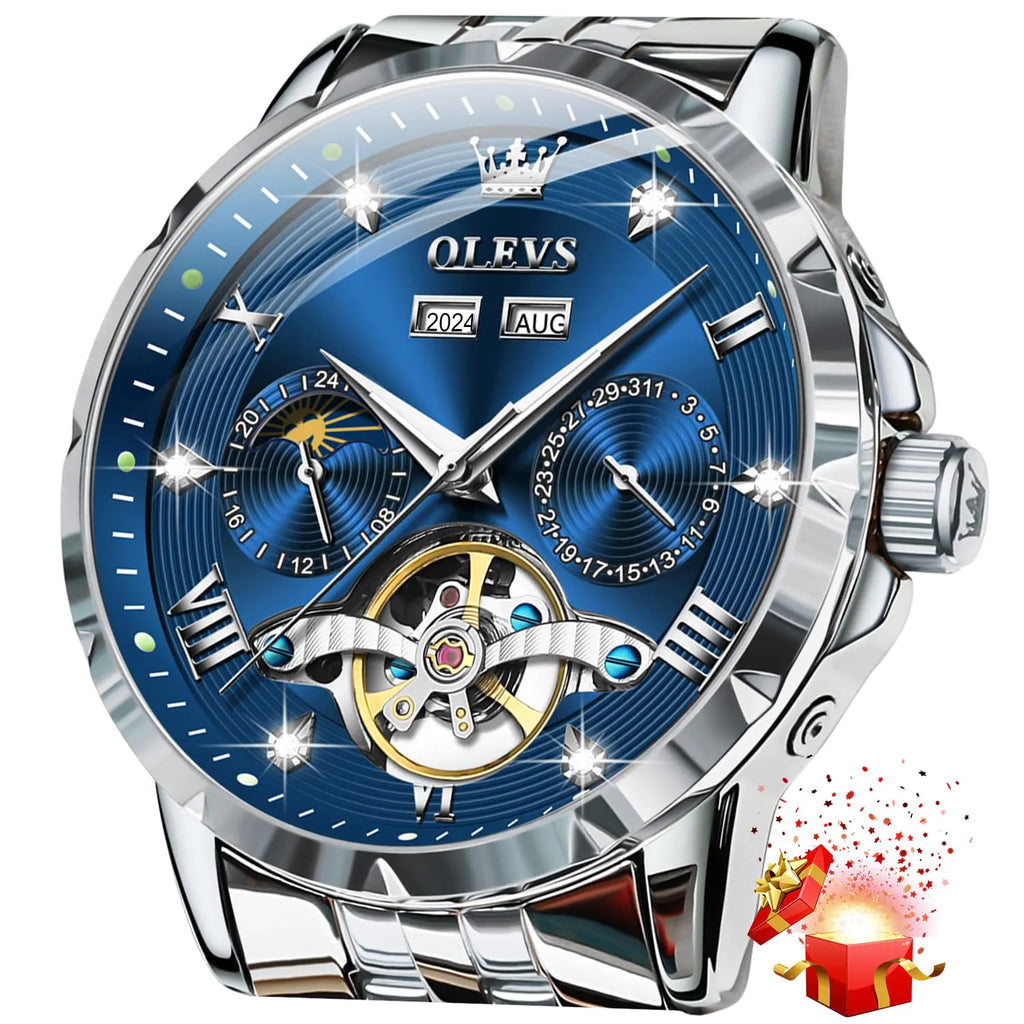 OLEVS Mens Automatic Watch Luxury