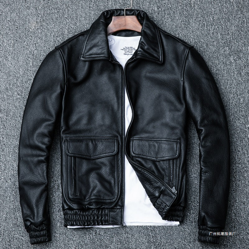 Genuine Leather A2 Flight Jacket