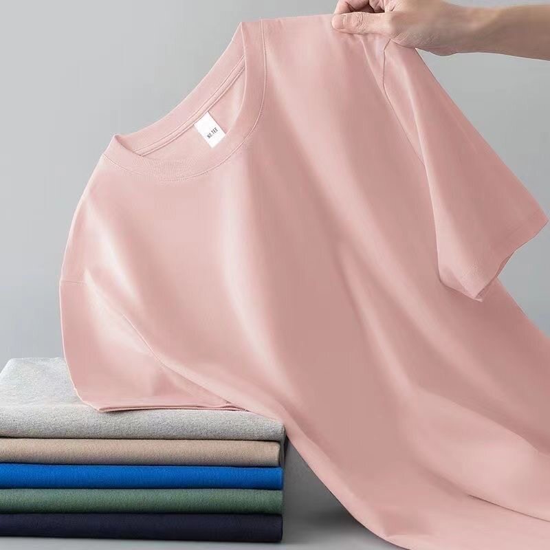 Pure Cotton Round Neck Short Sleeve T-Shirt