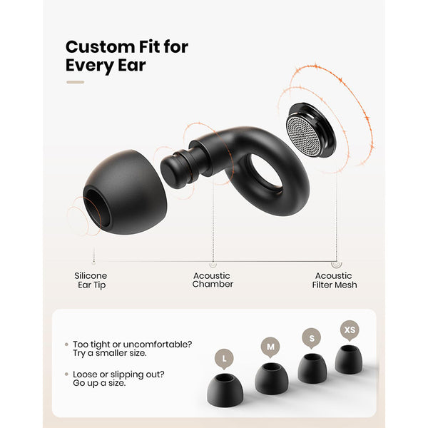 The QUIET noise-reducing sleep earplugs