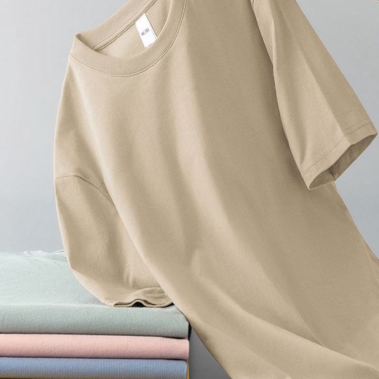 Pure Cotton Round Neck Short Sleeve T-Shirt