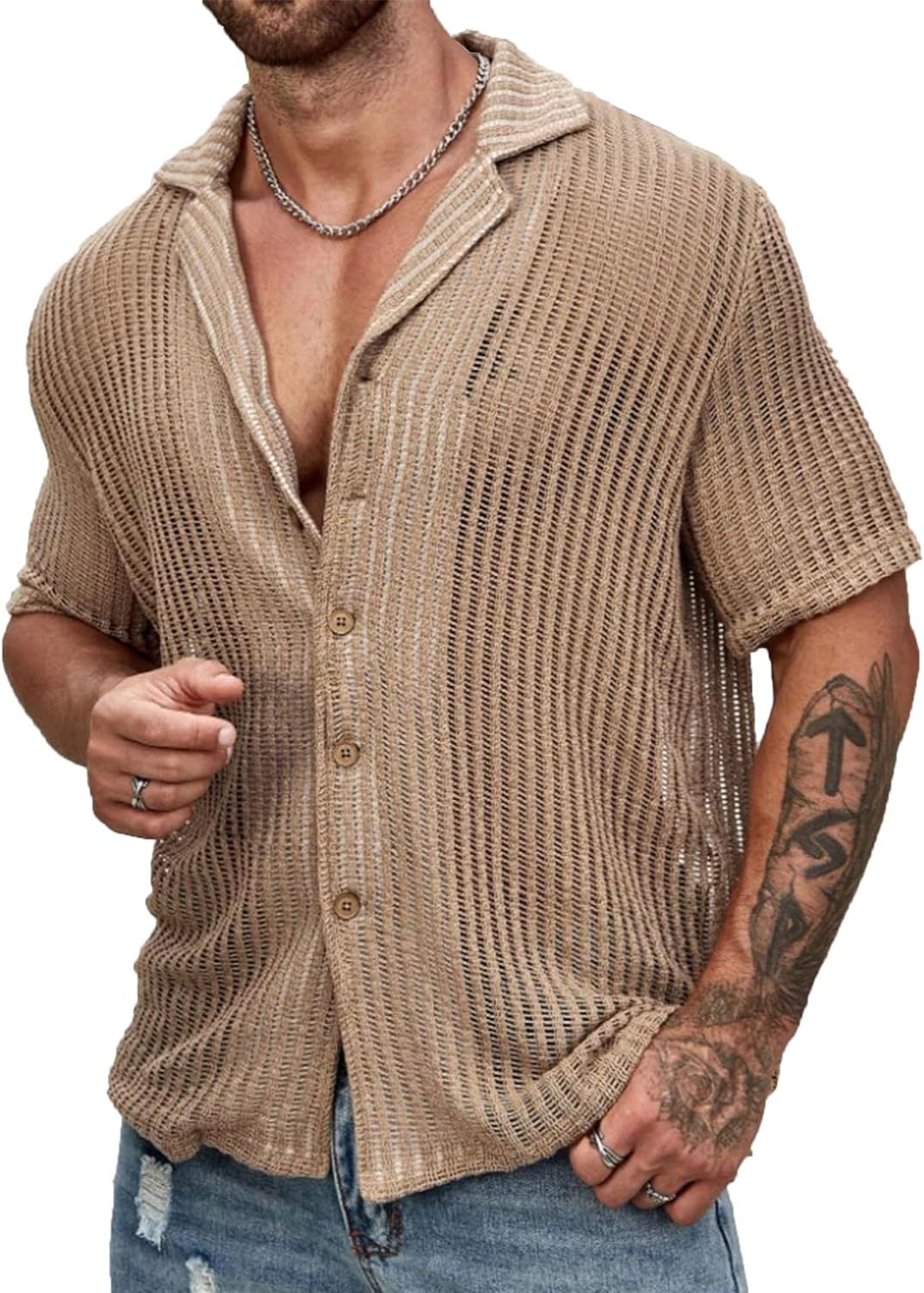 Mens Knitted Shirt
