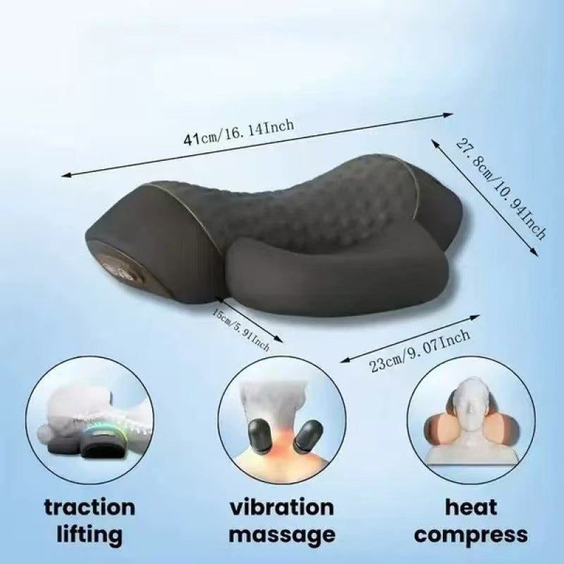 Cervical Pillow with Vibration and Heat Functions