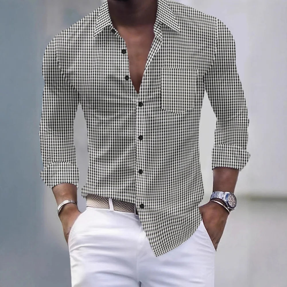 Spring Casual Turn-down Collar Shirts