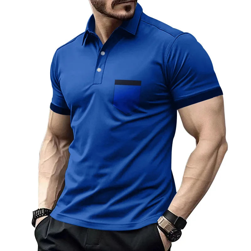 Muscle sports polo shirt