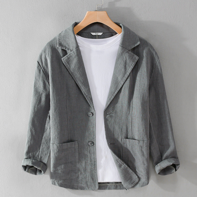Men's Striped Casual Suit