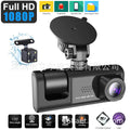 New 3-Lens 1080P Dash Cam with WiFi and Multilingual Support