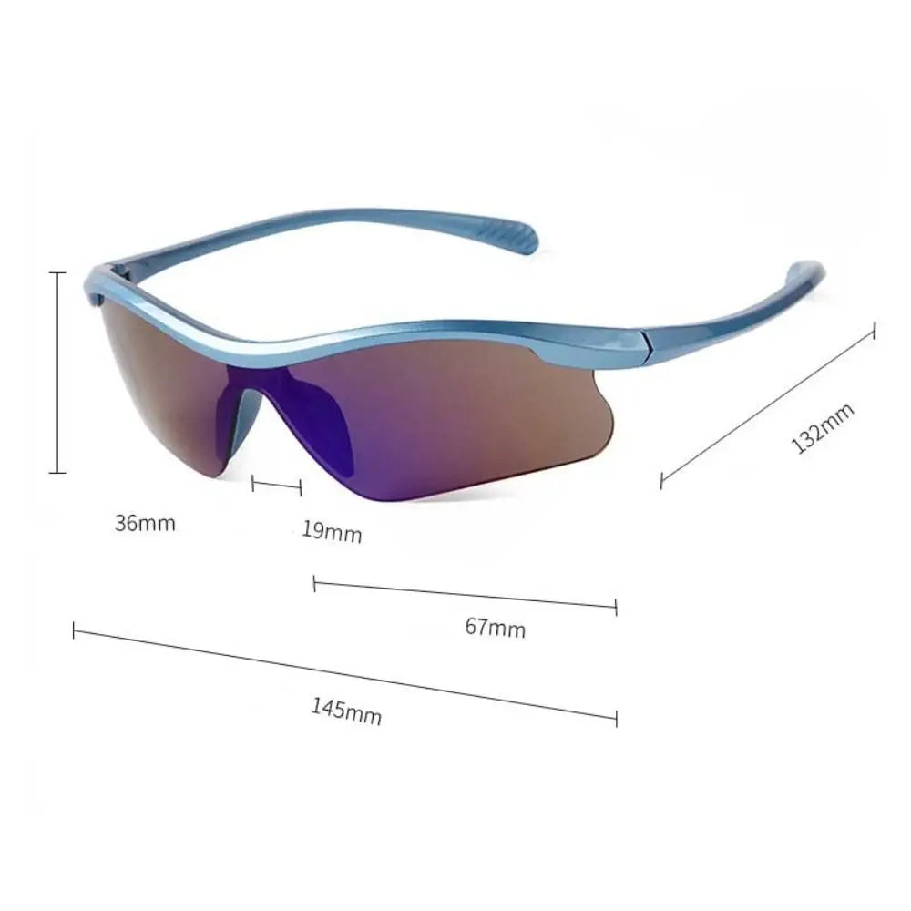 Outdoor Sports Sunglasses Fashion Women Men Semi Rimless Sun Glasses Cycling Goggles Bicycle Eyewear