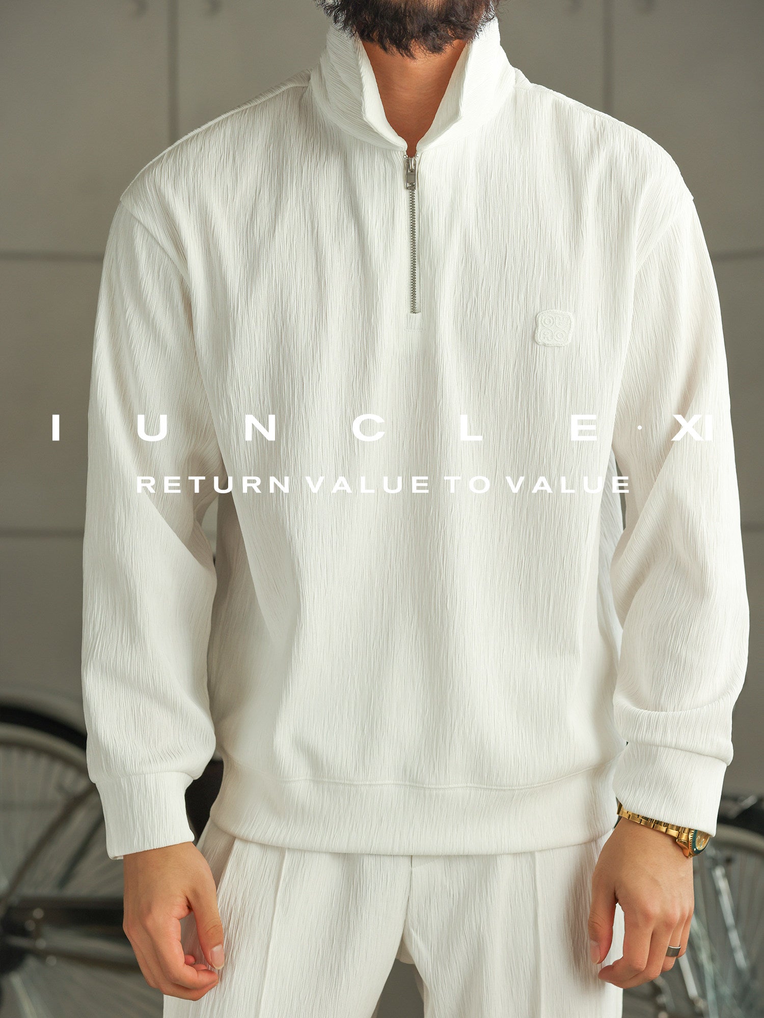 Mens Polo Long Sleeve Sports Suit