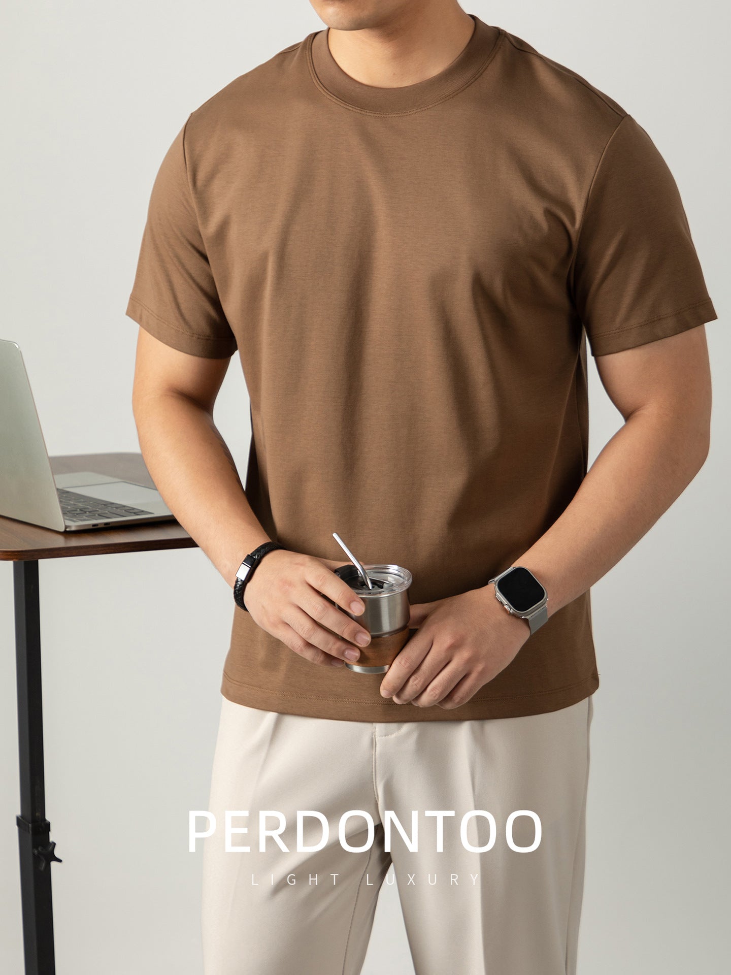 Mens Breathable Cotton Short Sleeve T-Shirt
