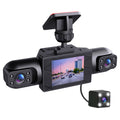 Four-Camera Vehicle Driving Recorder with 360-Degree View