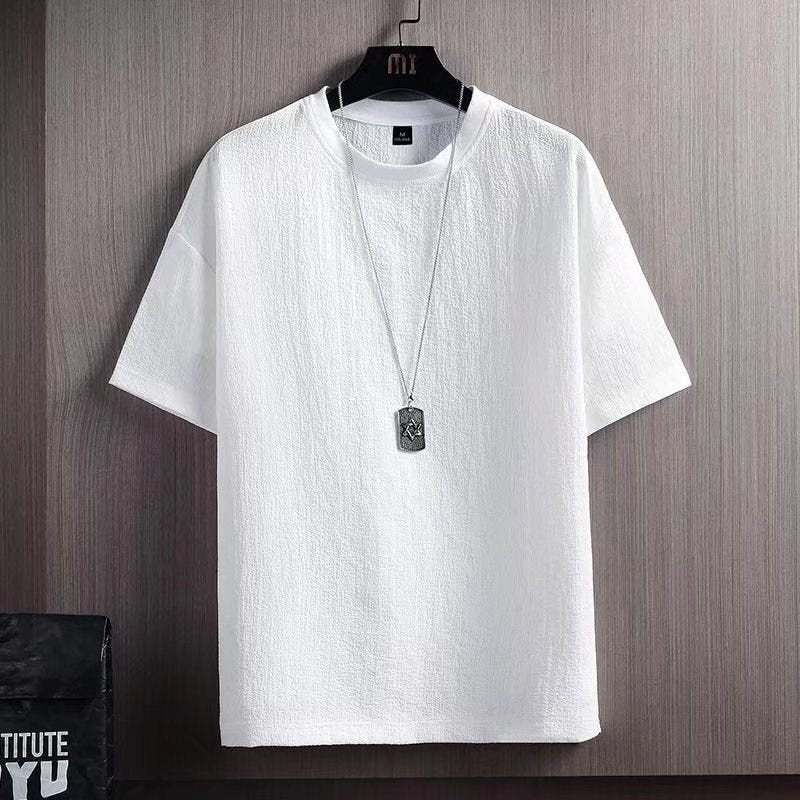 Men's Ice Silk Short Sleeve T-Shirt