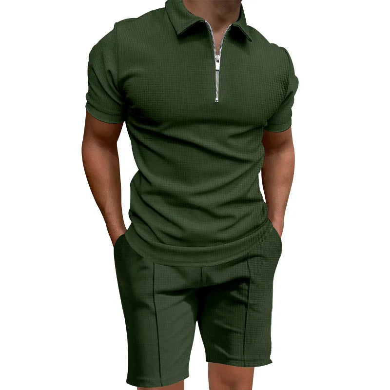 2 Piece   Polo Shirt Set