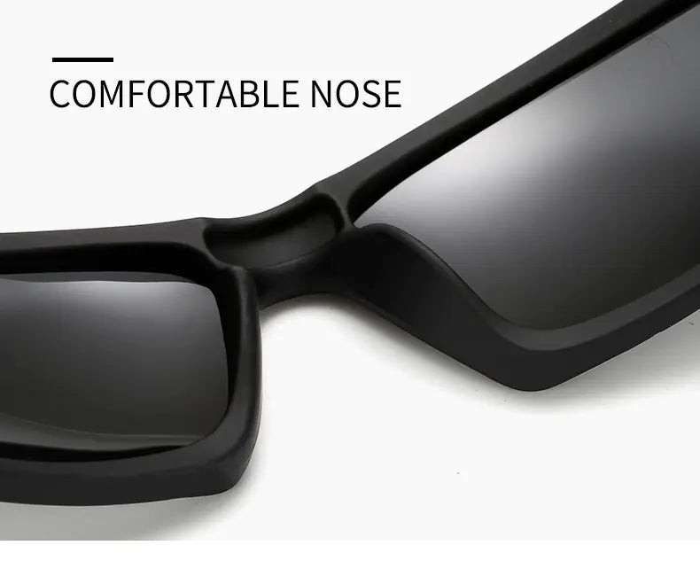 Men's Retro Polarized Sunglasses for Cycling and Sports