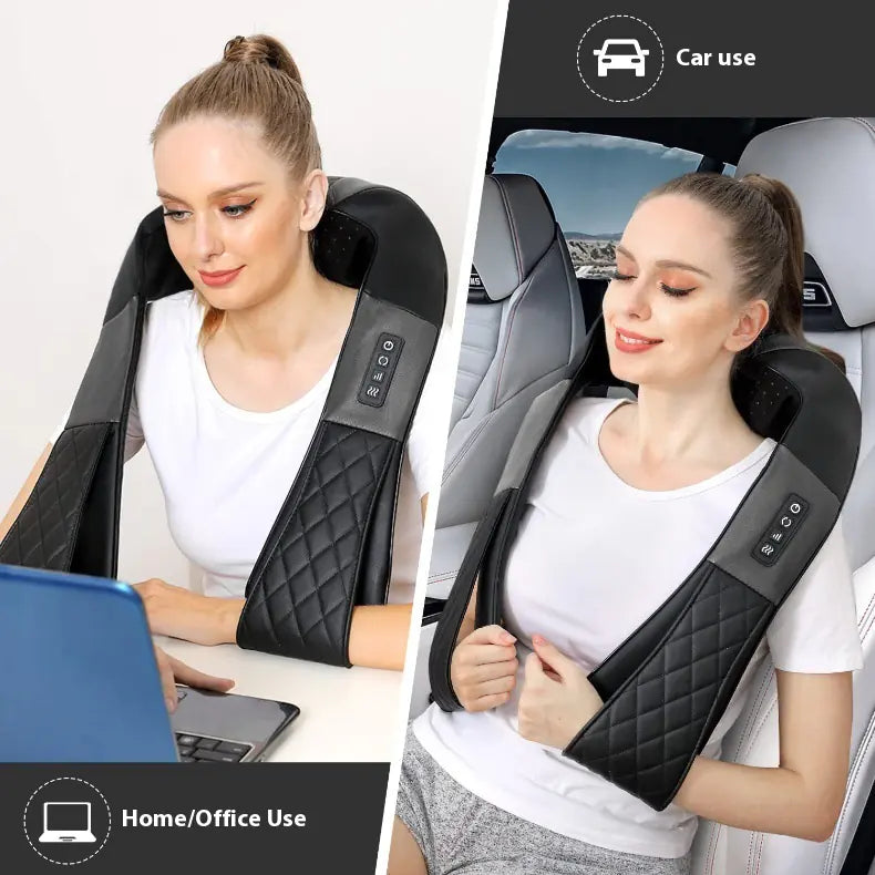 Neck Massager Kneading Heat Wrap