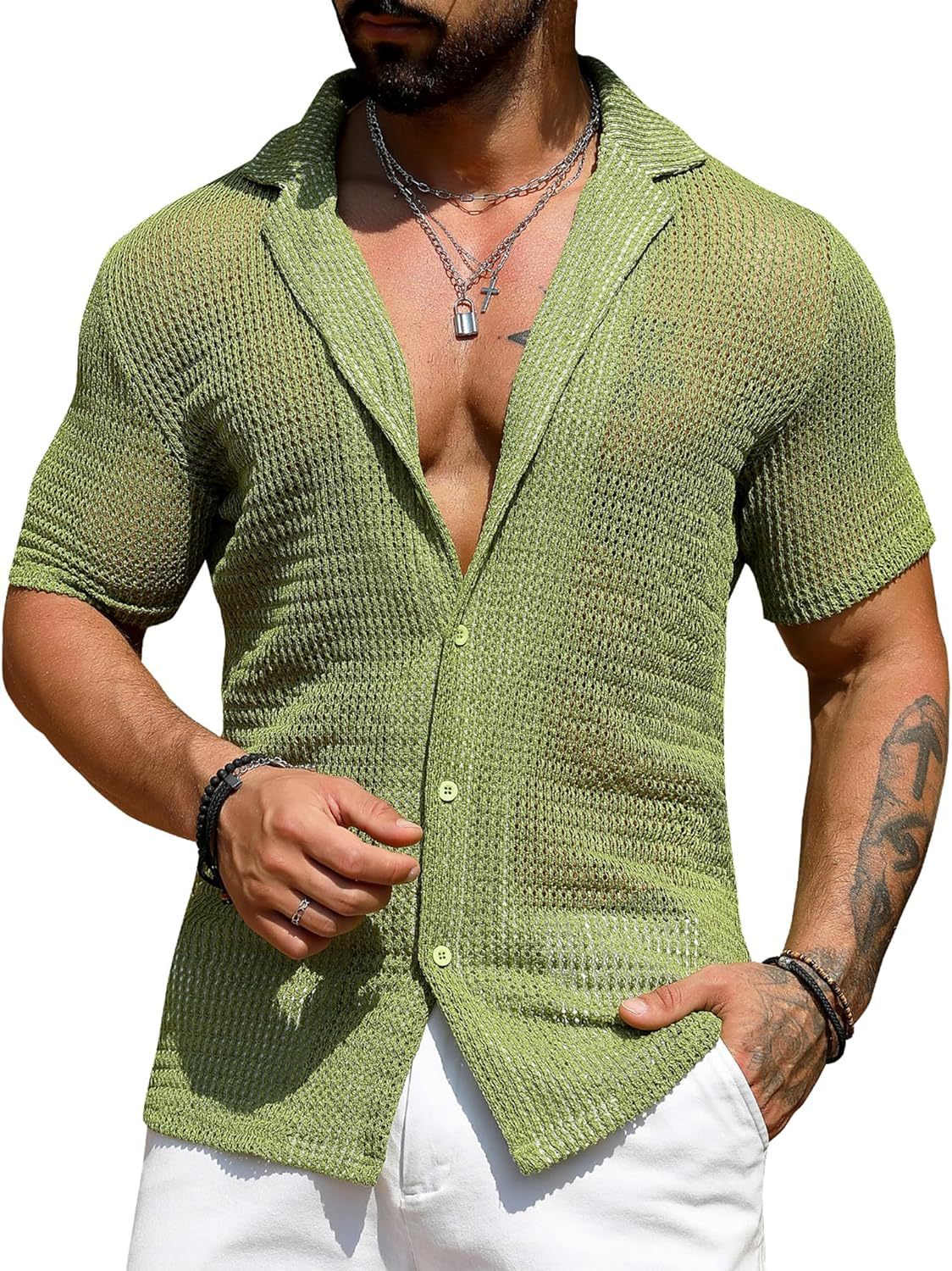 Mens Knitted Shirt