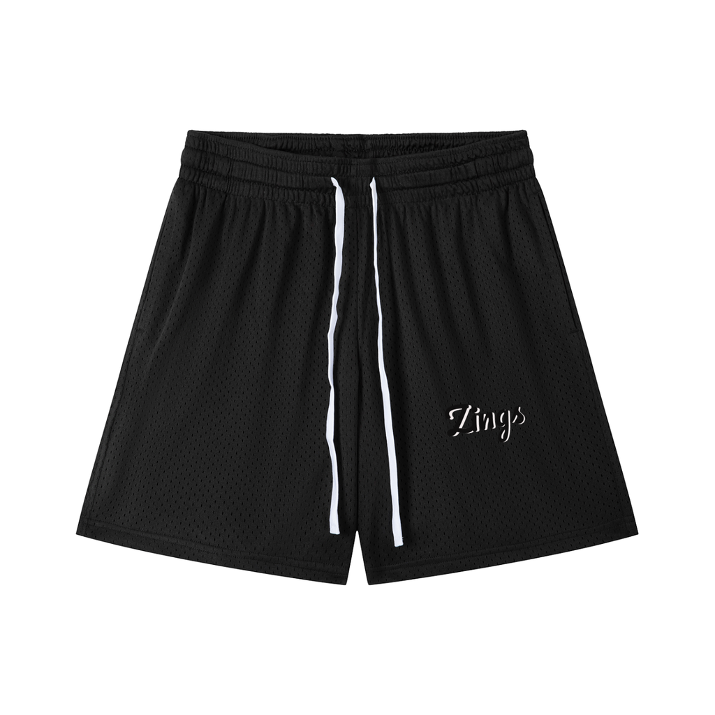 Mesh Drawstring Shorts