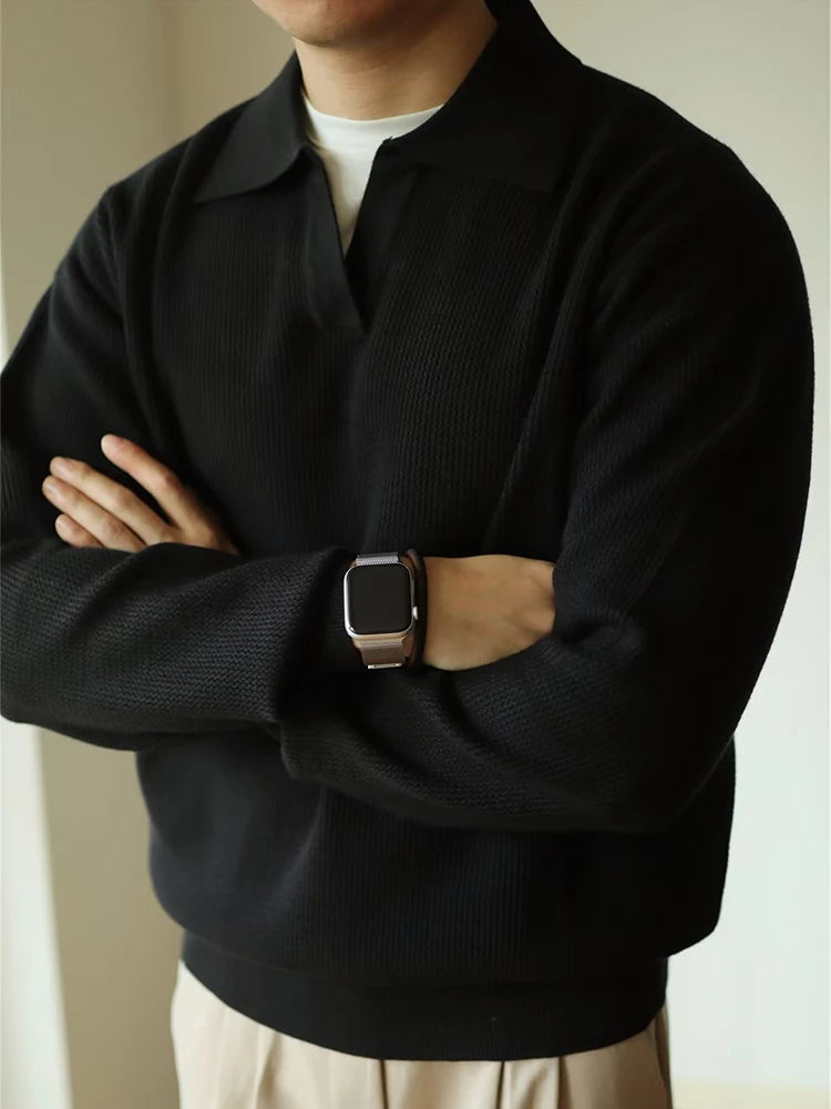 Casual Knitwear Mens Polo Shirt