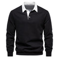 Long-sleeved Polo-neck t-shirt