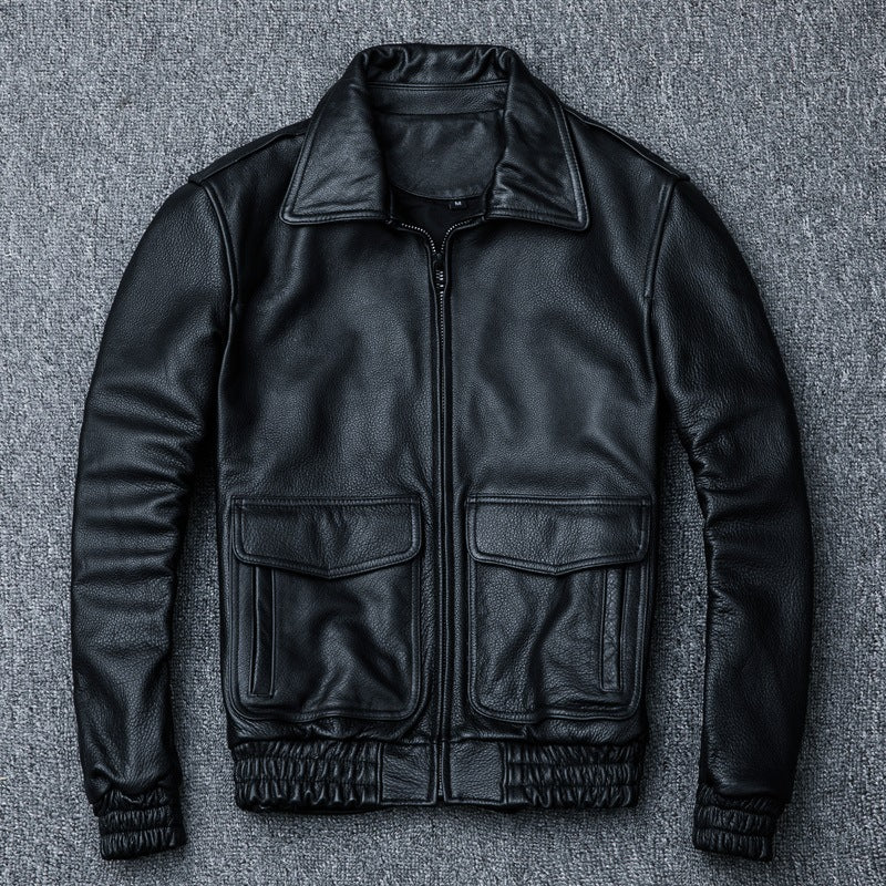 Genuine Leather A2 Flight Jacket