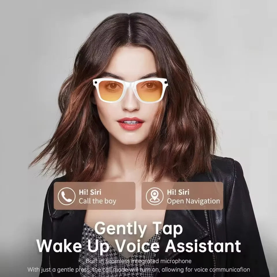 New 8MP Camera Smart Glasses Photography Video AI Intelligent Interactive Translation Call Smart Sunglasses Men Women Eyeglass