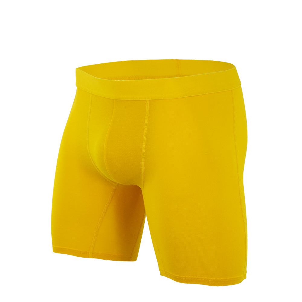 Extended solid color sports underwear
