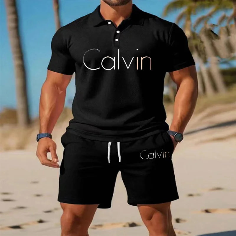 Polo Shirt and Short-Shorts Set