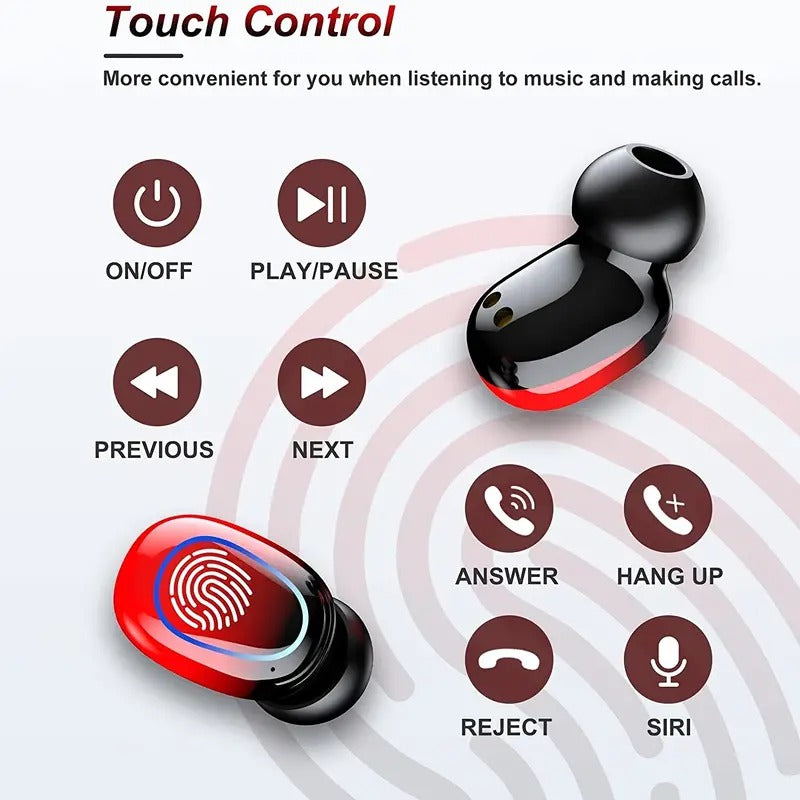 TWS Gradient Color Headset V5.0 with Noise Reduction