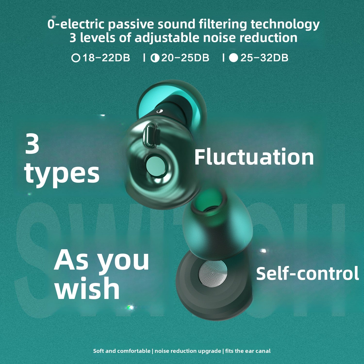The Z1 Adjustable Silicone Noise Reduction Earplugs