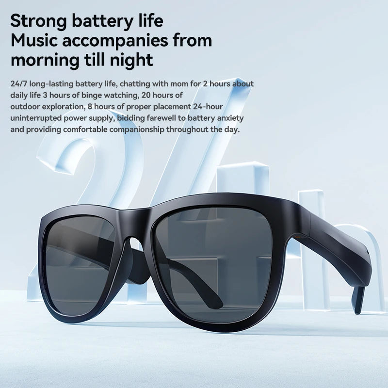 Multifunctional AI Bluetooth Smart Glasses Anti Blue Light Translation Call Music Open Smart Glasses For Men Women