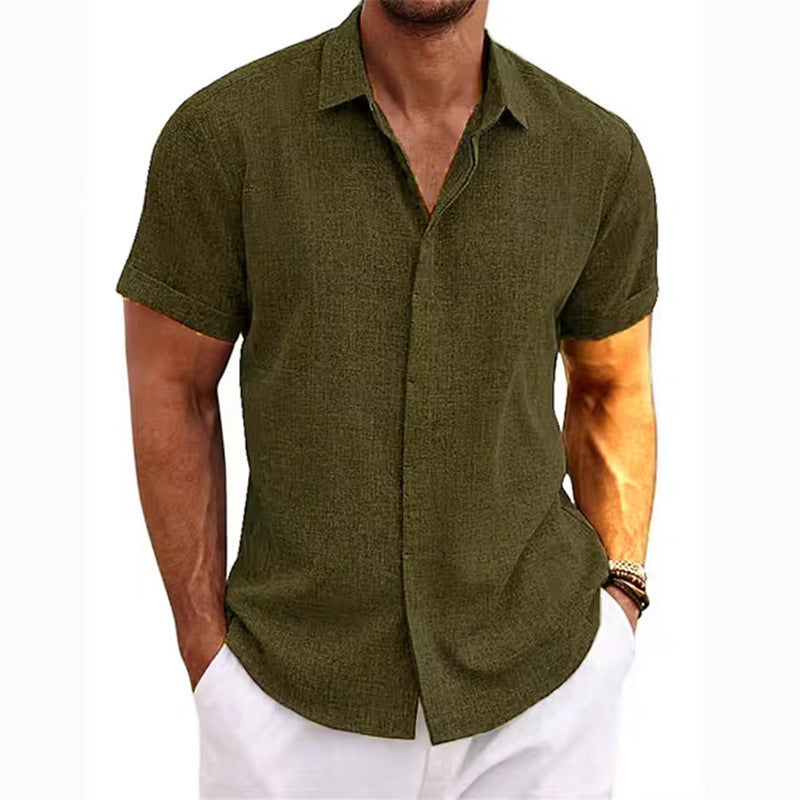 Linen Short-Sleeved Shirt