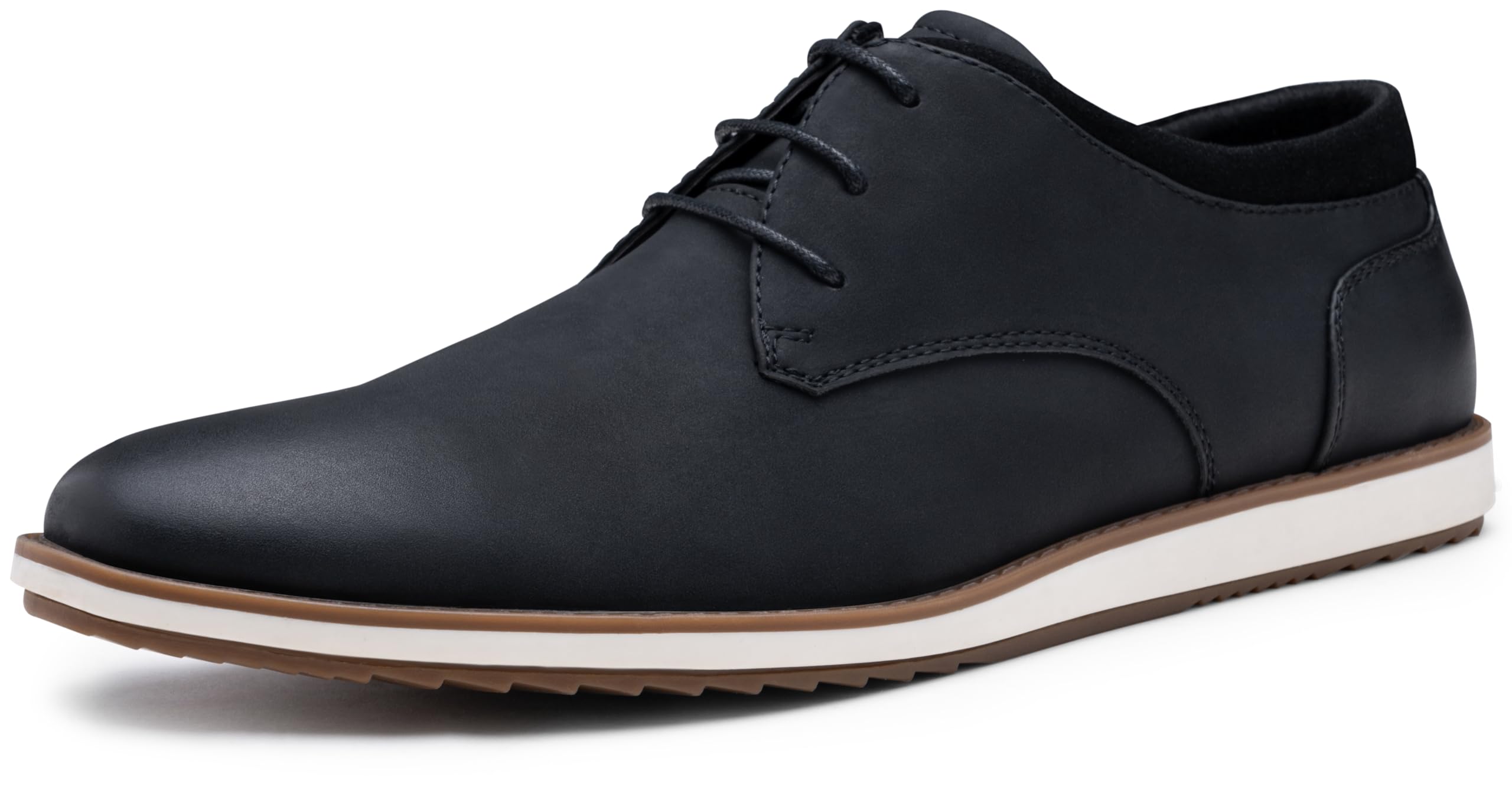 Jousen Mens Dress Shoes Fashion Casual Dress Shoes Business Oxfords for Men (AMY9061A-blacknubuck-09)