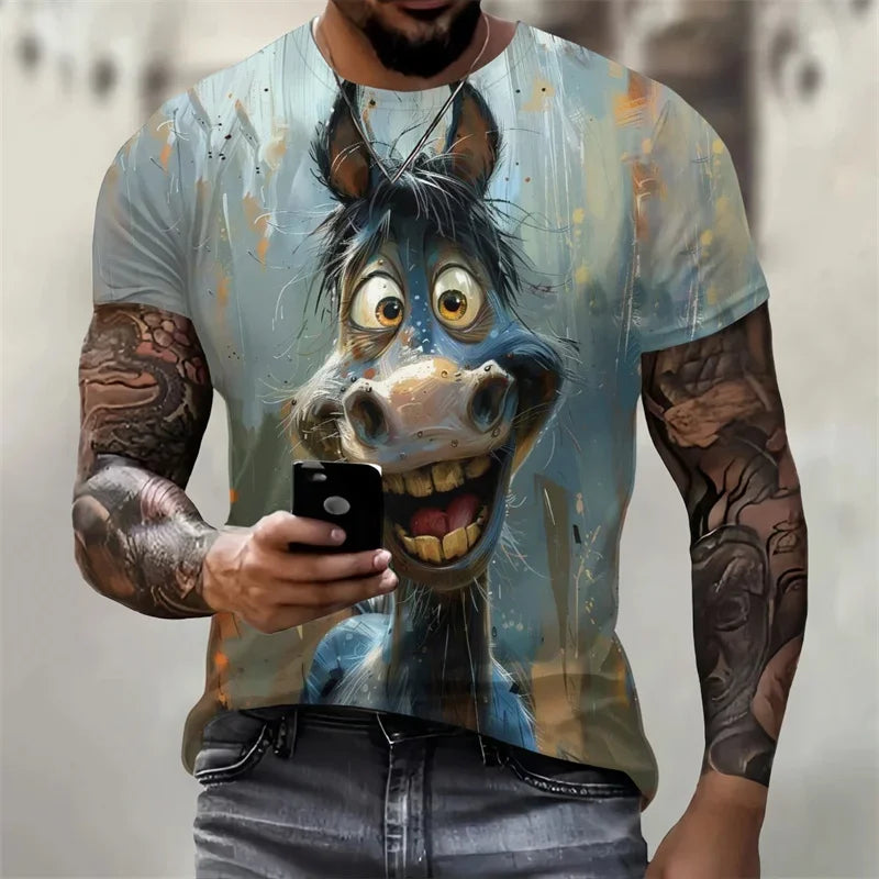 3D Printed Interest Animal T Shirt