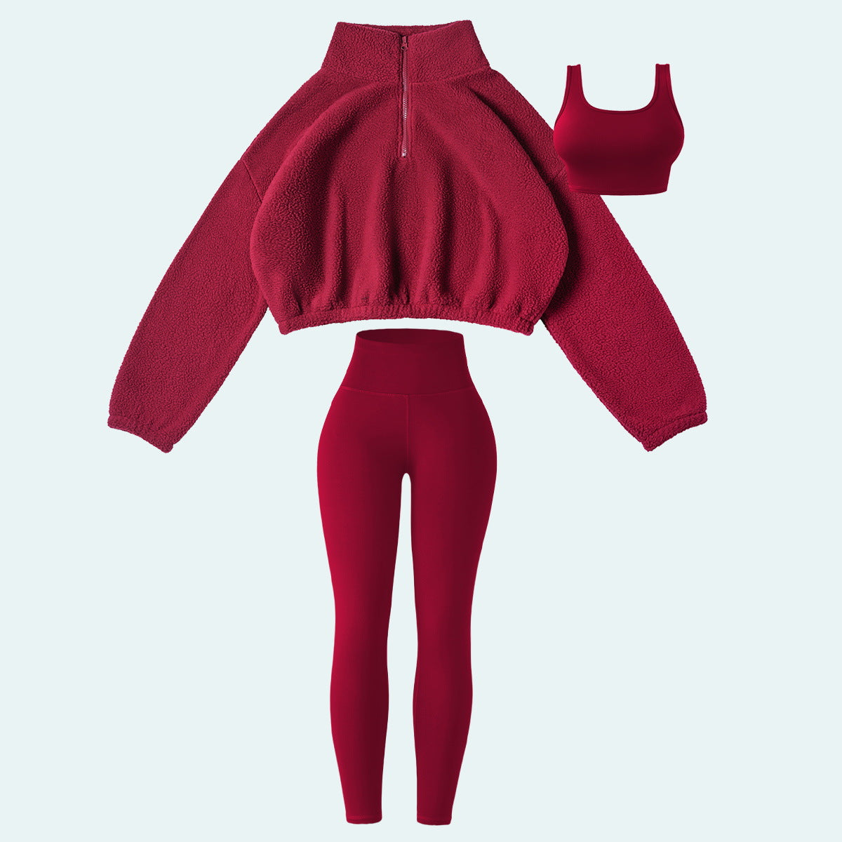 Women's Plush Sports Three-Piece