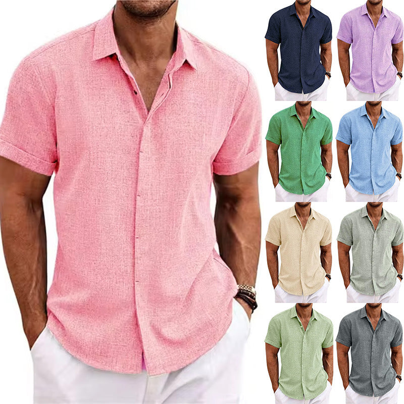 Linen Short-Sleeved Shirt