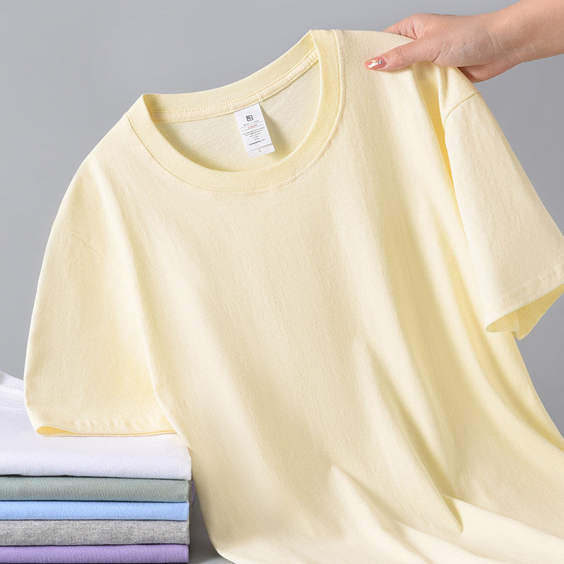 Pure Cotton Round Neck Short Sleeve T-Shirt