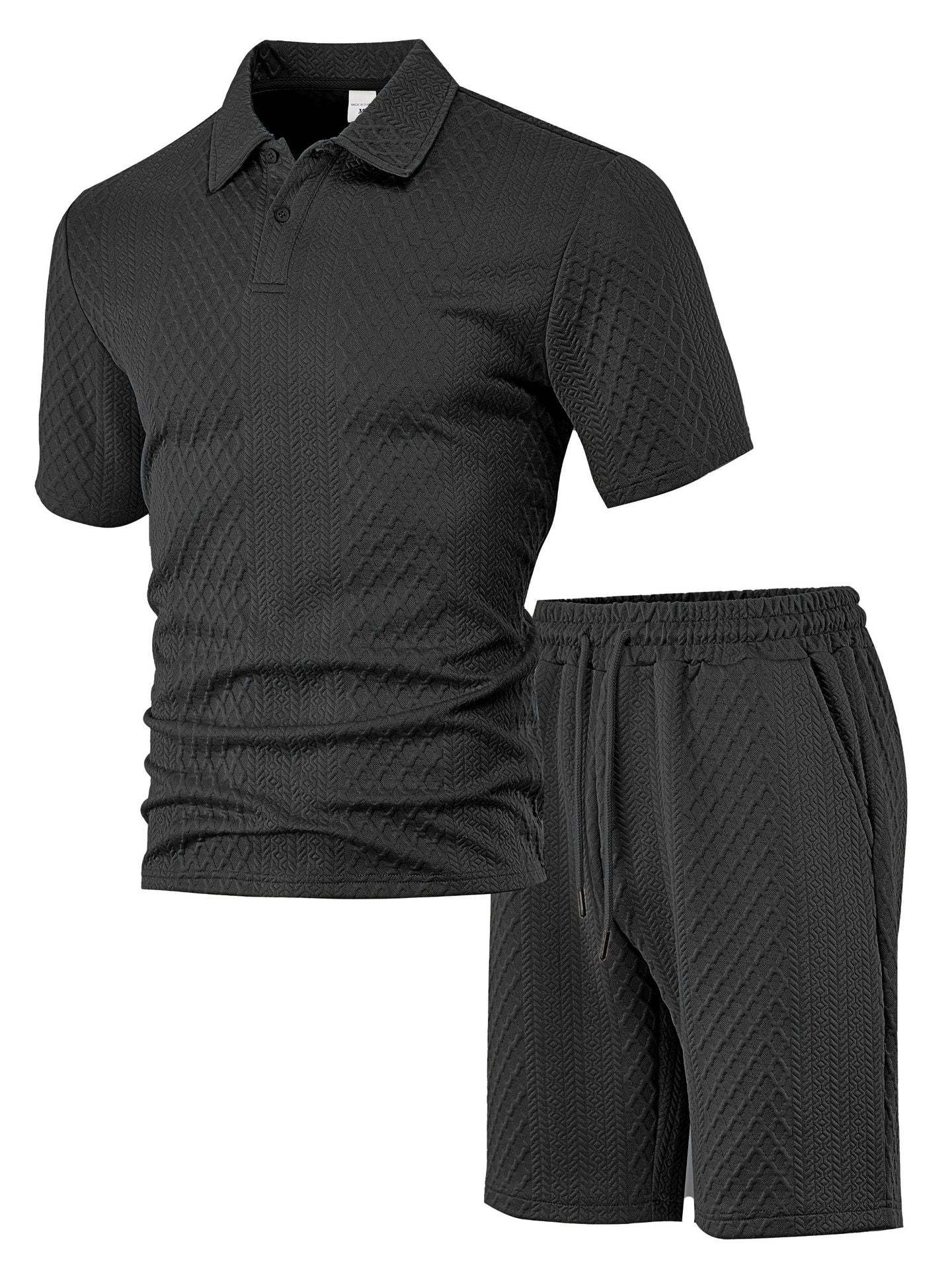 Men's casual short-sleeved suit