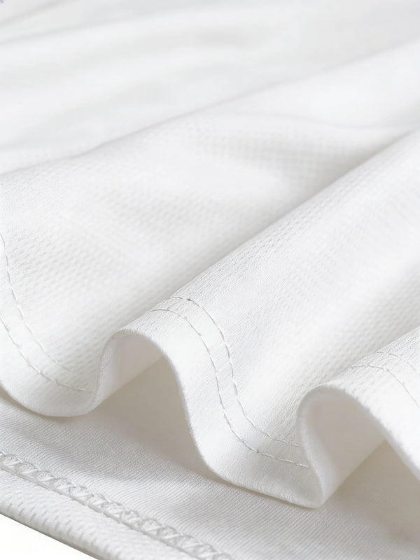 Large-sized men's cross-patterned printed vest, fitness and sports sleeveless T-shirt