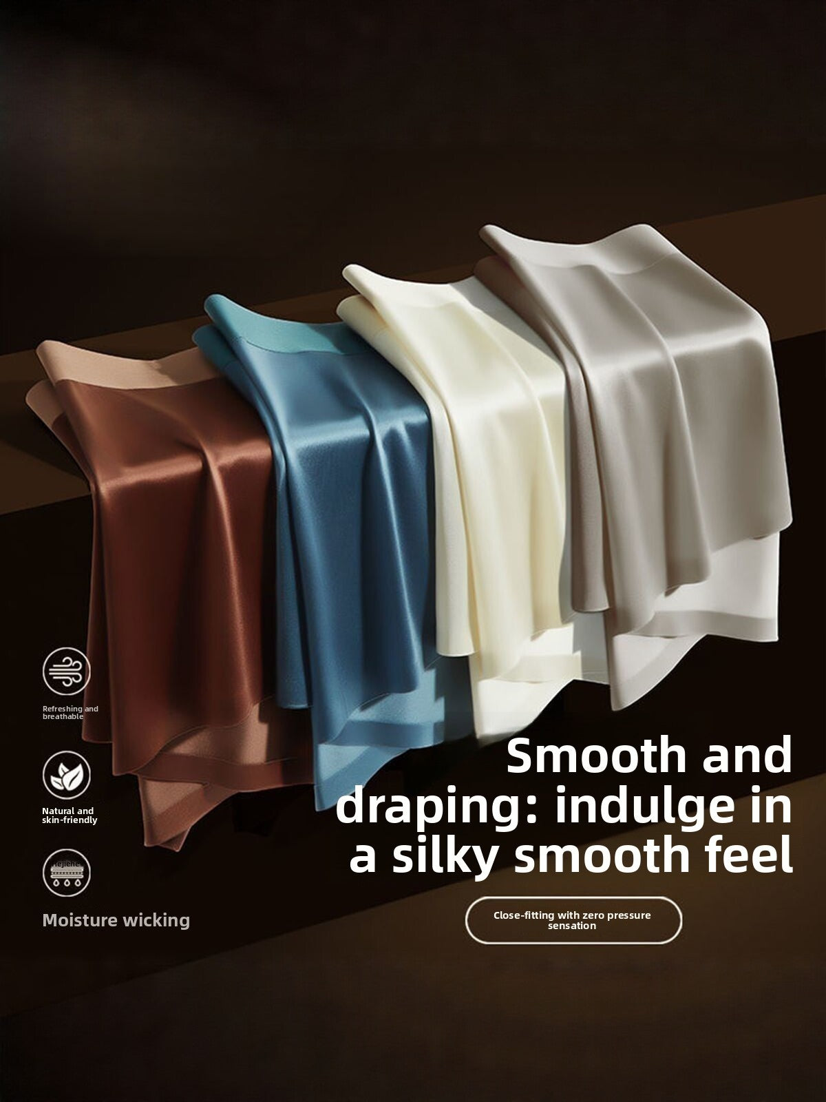Ice Silk Breathable Boxer Briefs for Men