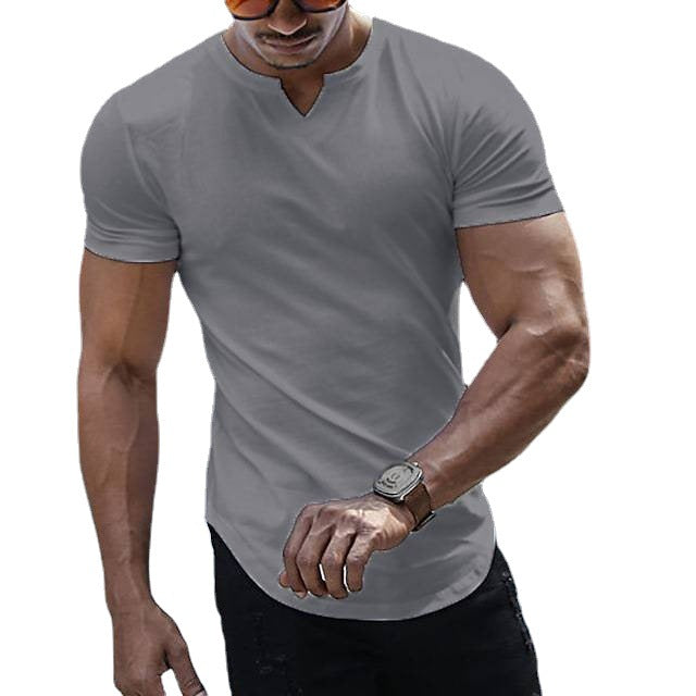 V-neck Men's Casual T-shirt