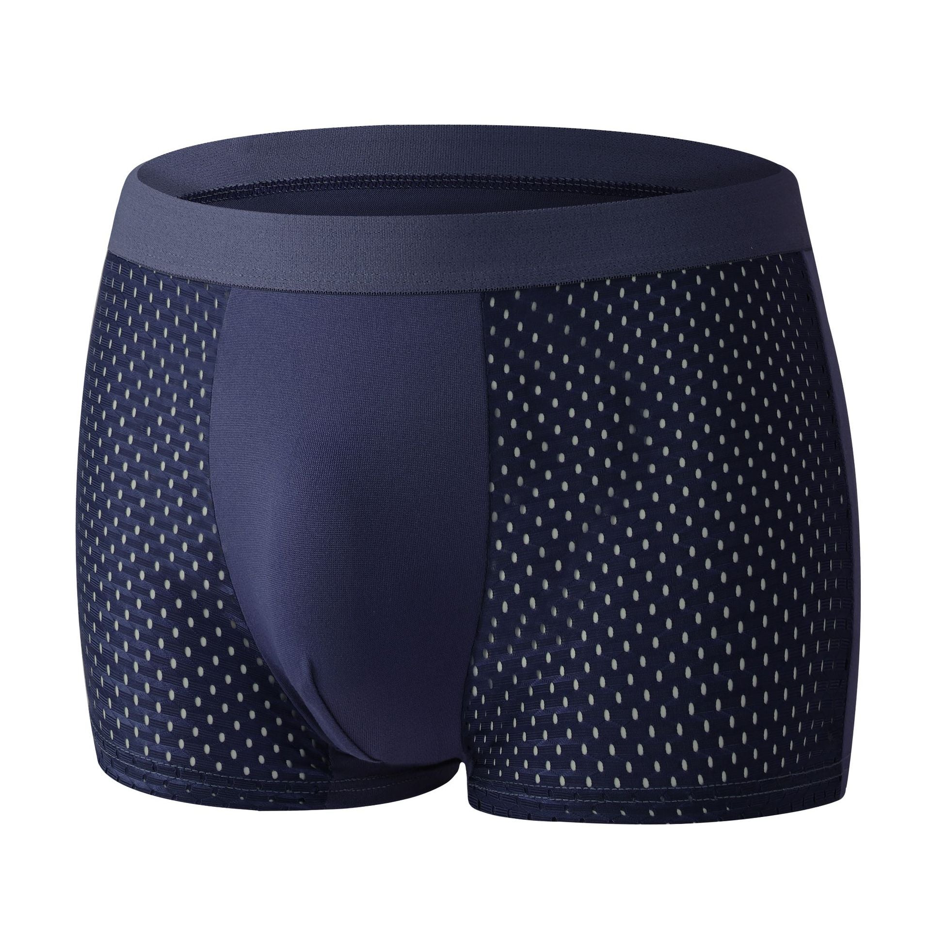 Mens Ice Silk Boxer Breathable Underwear